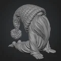 Mô hình 3D chú lùn Gnome tập Yoga dễ thương trang trí bàn làm việc - Thumbnail 1