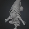 Mô hình chú lùn Zen Gnome ngồi thiền trang trí 3D độc đáo - Thumbnail 1