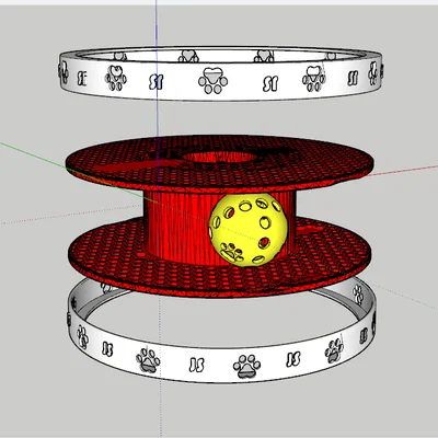 Đồ chơi thú cưng từ cuộn nhựa in 3D tái chế