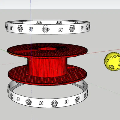 Đồ chơi thú cưng từ cuộn nhựa in 3D tái chế