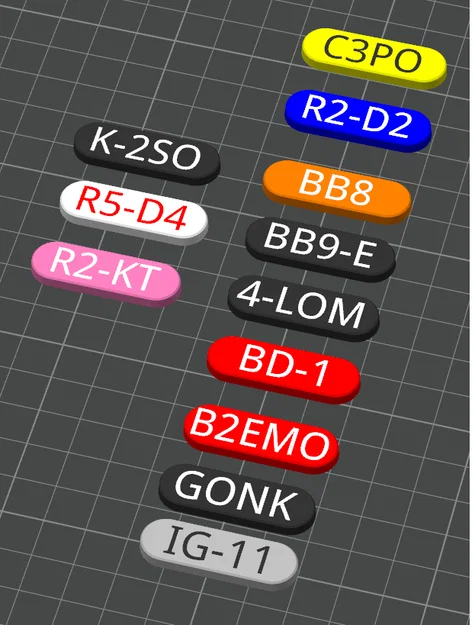 Bộ chốt cửa Star Wars độc đáo cho máy in 3D Bambu Lab - Image 1