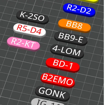 Bộ chốt cửa Star Wars độc đáo cho máy in 3D Bambu Lab