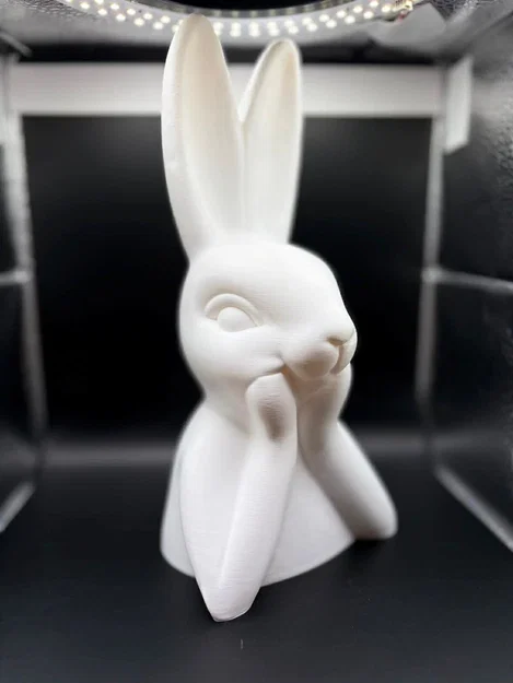 Tượng Thỏ Phục Sinh Tinh Tế – Độ Chi Tiết Cao - Image 2