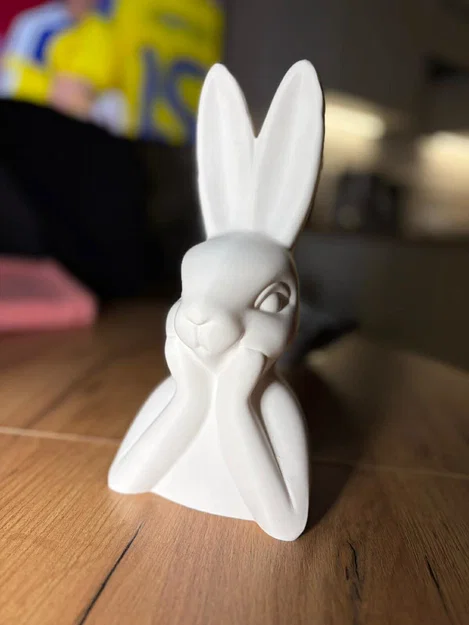 Tượng Thỏ Phục Sinh Tinh Tế – Độ Chi Tiết Cao - Image 3