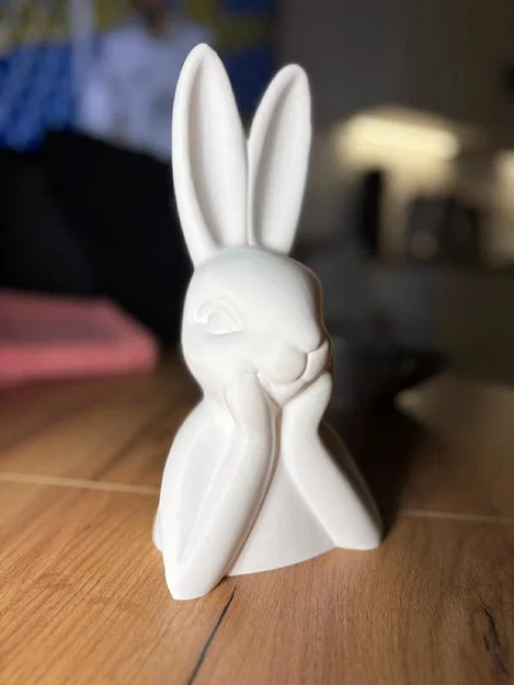 Tượng Thỏ Phục Sinh Tinh Tế – Độ Chi Tiết Cao - Image 4