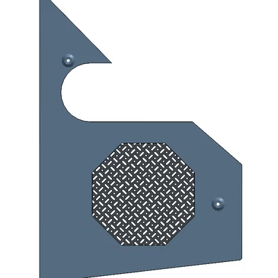 Mặt lưới loa A320 bên FO (A320 Loud Speaker Grill FO Side)