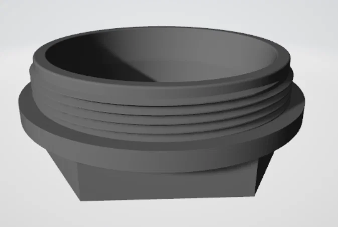 Nắp chụp trục bánh xe Wartburg 311 (Hubcap/Greasecap) in 3D - Image 2