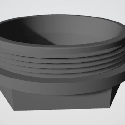Nắp chụp trục bánh xe Wartburg 311 (Hubcap/Greasecap) in 3D
