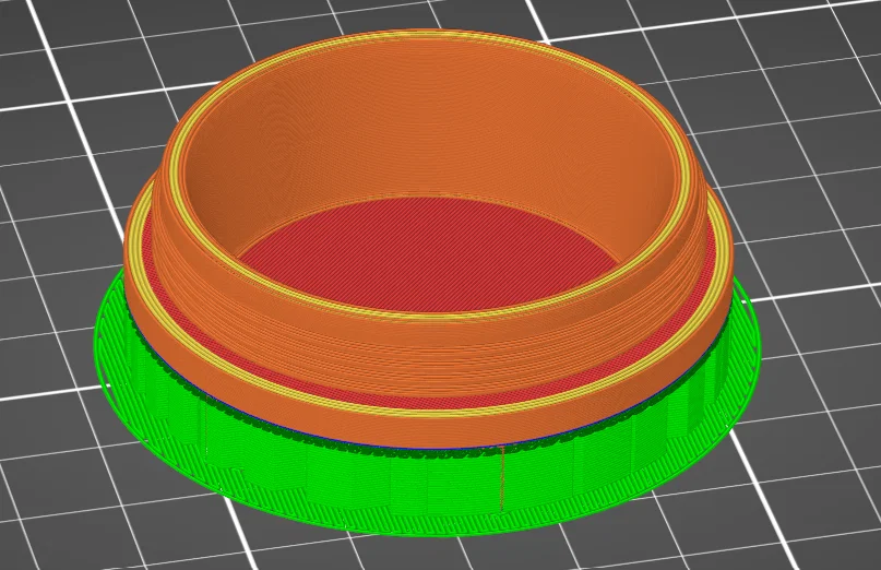 Nắp chụp trục bánh xe Wartburg 311 (Hubcap/Greasecap) in 3D - Image 3