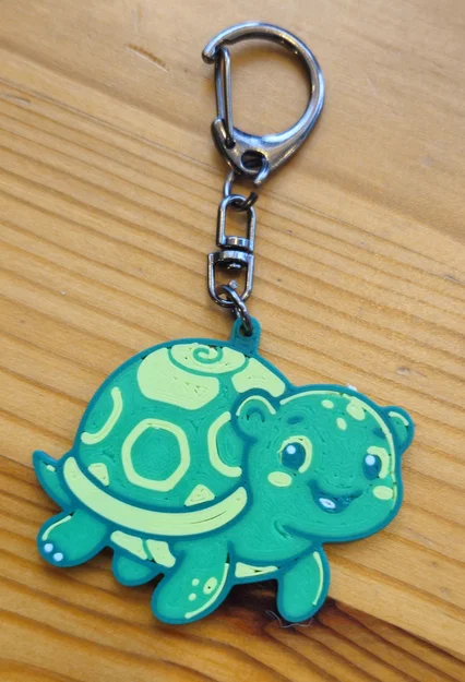 Móc khóa rùa siêu cưng - Image 1