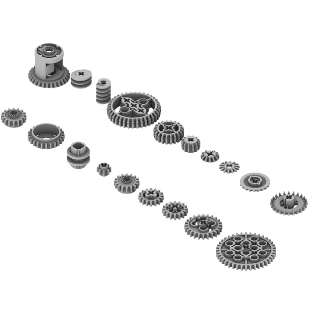 Bộ Bánh Răng & Vi Sai Tương Thích LEGO TECHNIC - Image 1