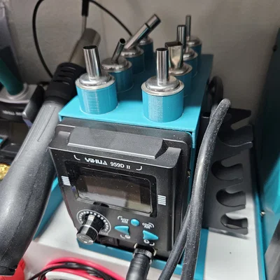 Bộ đế và nắp trên cho máy khò nhiệt YIHUA 959D-II