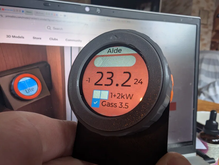 Ngàm lật M5Dial, kích thước phù hợp thay thế bảng điều khiển Alde cũ - Image 4