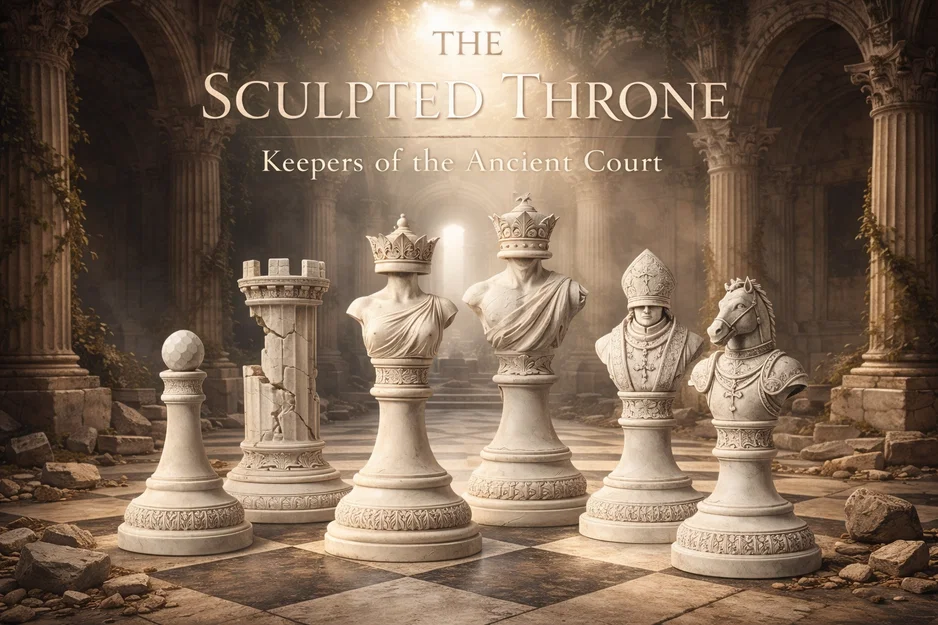 The Sculpted Throne - Trọn bộ 6 quân cờ - Image 1