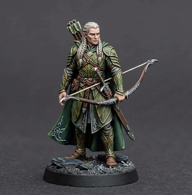 Hai chiến binh Galadhrim - Lothlórien, Chúa tể những chiếc nhẫn (LOTR) - Tiên tộc - Image 1