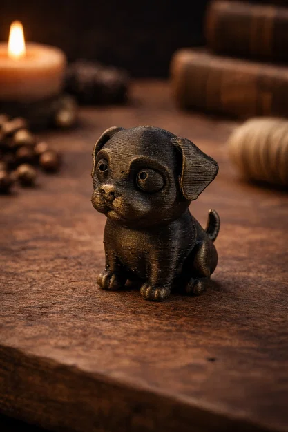 Mô hình chú cún con đáng yêu – In dễ dàng – Không cần support – Bản in 3D siêu cute - Image 1