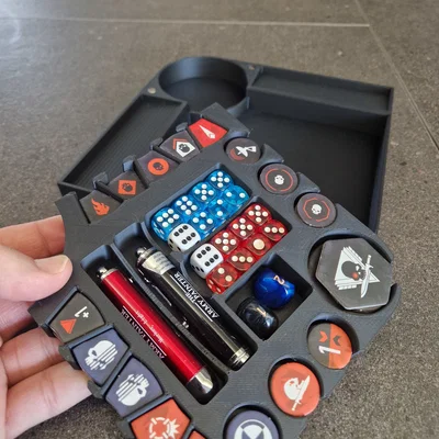 Hộp Đựng Kill Team - Kèm Khay Để Token và Xúc Xắc