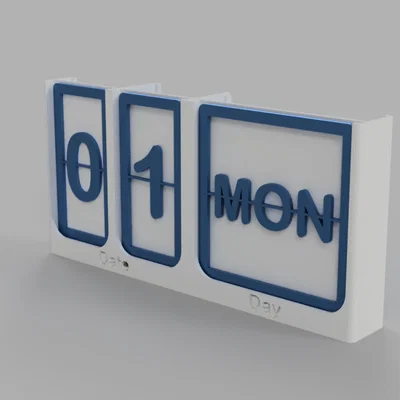 Lịch Để Bàn 3D Tối Giản Tự Lắp Ghép - Món Đồ Decor Độc Đáo