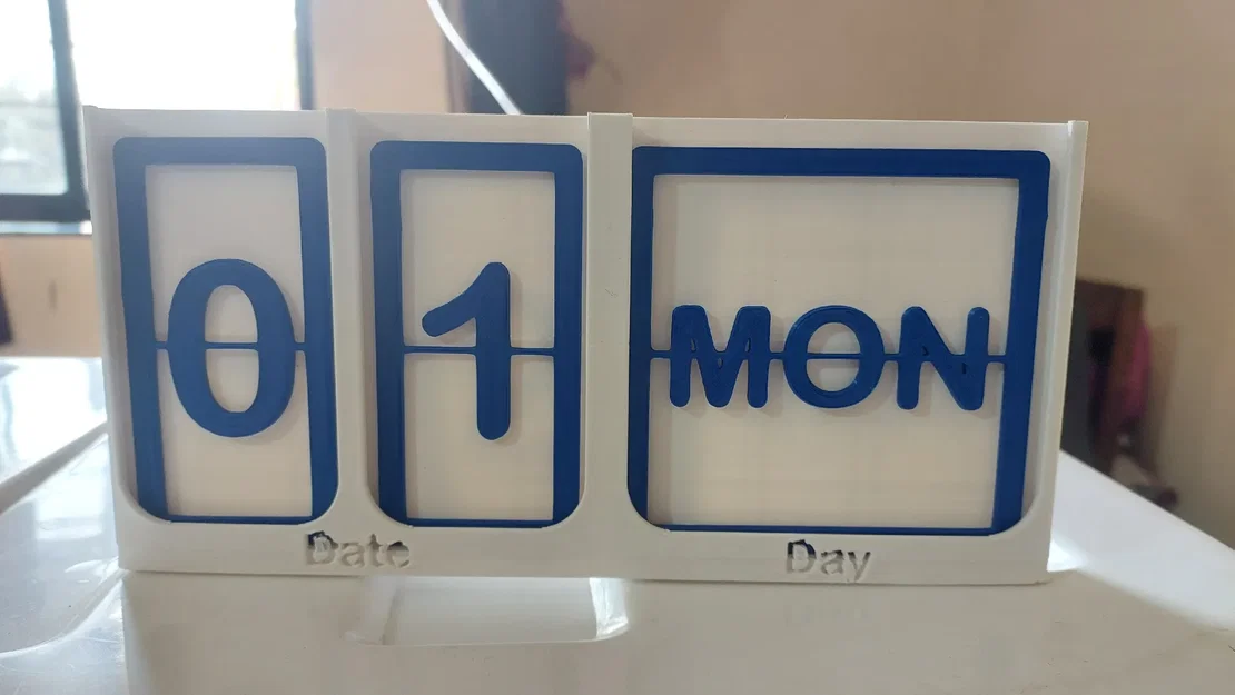 Lịch Để Bàn 3D Tối Giản Tự Lắp Ghép - Món Đồ Decor Độc Đáo - Image 2