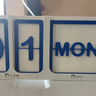 Lịch Để Bàn 3D Tối Giản Tự Lắp Ghép - Món Đồ Decor Độc Đáo