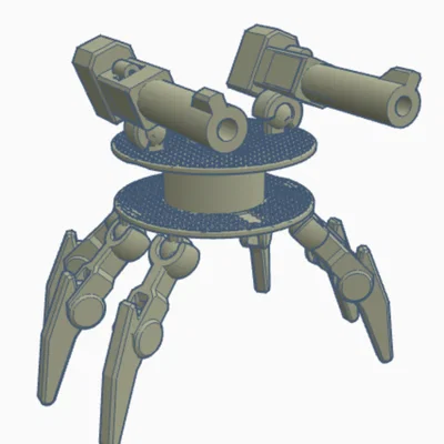 Mô hình tháp pháo mini All Terrain Assault Spool độc đáo