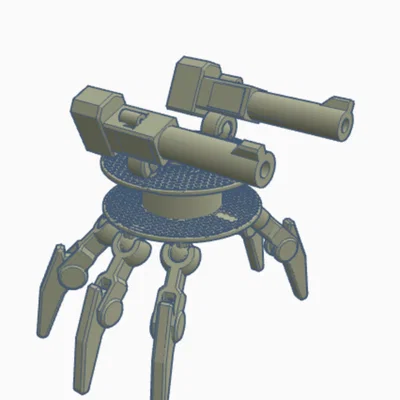 Mô hình tháp pháo mini All Terrain Assault Spool độc đáo