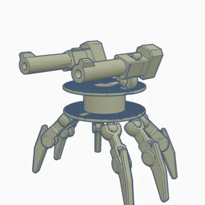 Mô hình tháp pháo mini All Terrain Assault Spool độc đáo