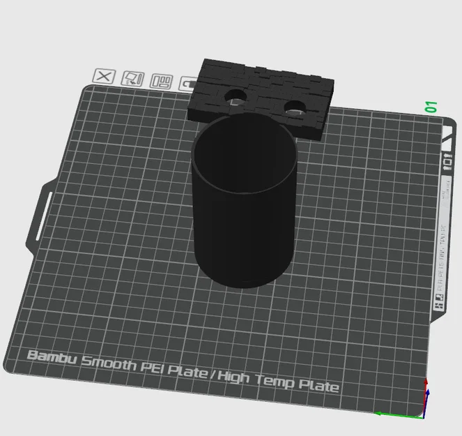 Giá đỡ cốc (cup holder) bắt vít chắc chắn tự in 3D - Image 1