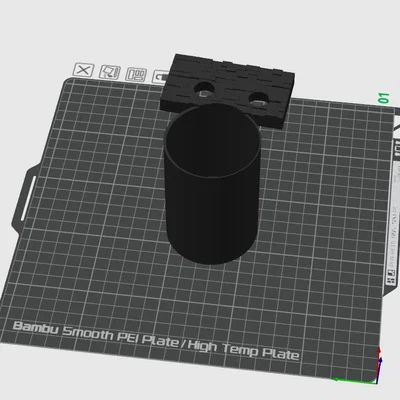 Giá đỡ cốc (cup holder) bắt vít chắc chắn tự in 3D