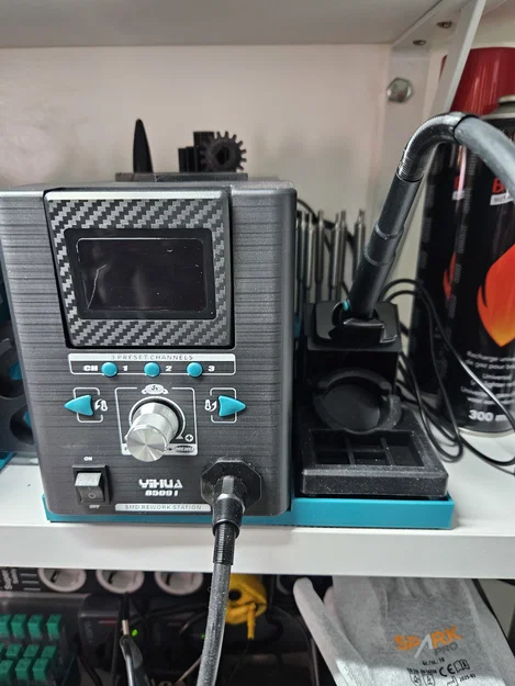 Đế lót và khay cắm đầu khò 3D cho máy Yihua 8509 I - Image 1