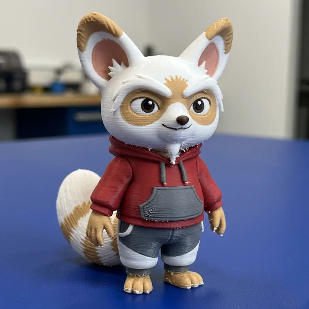 Mô hình Chibi Kung Fu Master – Nhân vật võ thuật 3D dễ thương - Image 1