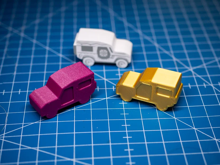 Meeple xe Jeep / Vật đánh dấu lượt cho game Habitats - Image 1