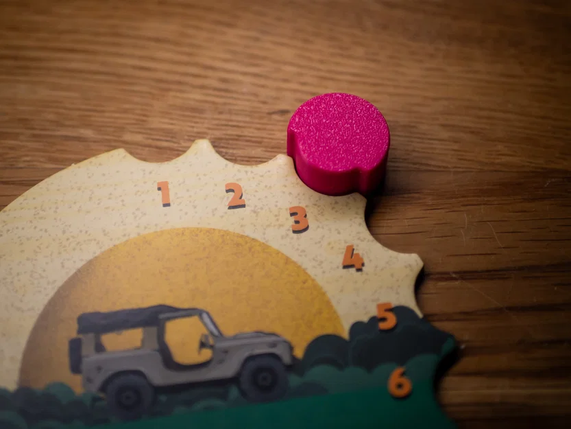 Meeple xe Jeep / Vật đánh dấu lượt cho game Habitats - Image 4