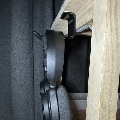 Giá treo tai nghe dưới gầm bàn 3D thông minh và gọn gàng