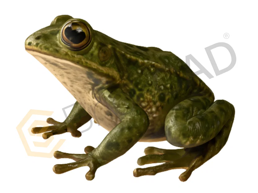 Mô hình ếch 3D tinh xảo - Image 3