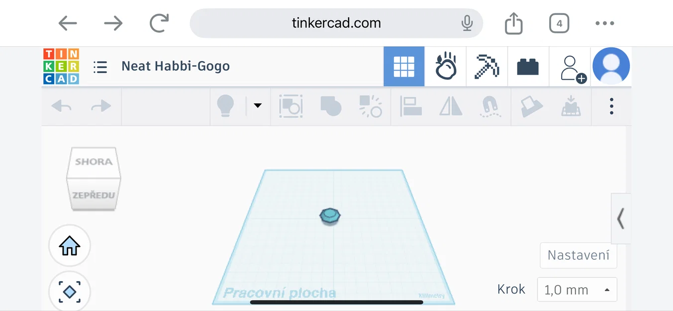 Mô hình trang trí hình kim cương nhỏ gọn cho máy in 3D - Image 1