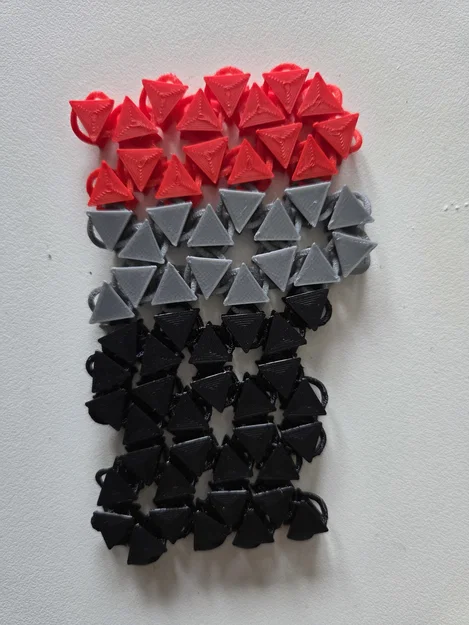 Mô hình vải tam giác "Nasa" có thể kết nối, xích giáp, lưới, áo giáp - Image 2