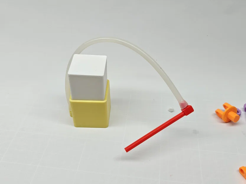 Mô hình đồ chơi pháo để bàn dùng khí nén - Image 3