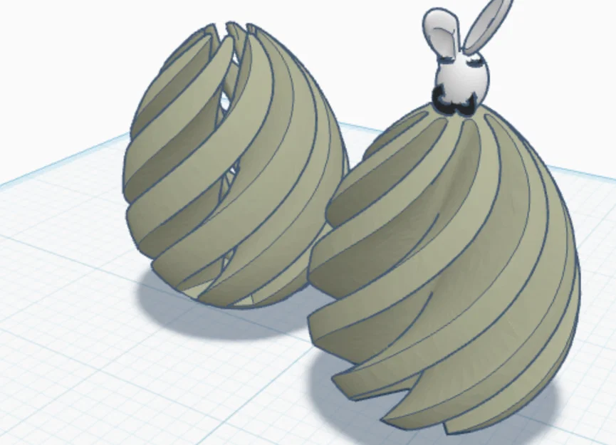 Mô hình đồ chơi Fidget xoắn ốc chủ đề Phục Sinh cùng chú thỏ Mr. Bunny - Image 1