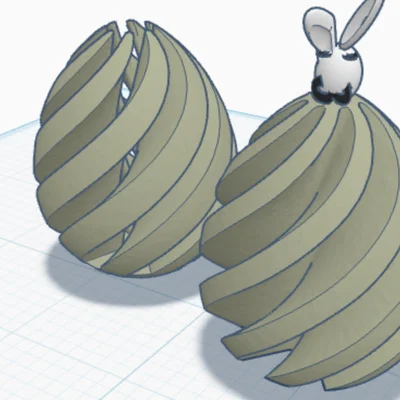 Mô hình đồ chơi Fidget xoắn ốc chủ đề Phục Sinh cùng chú thỏ Mr. Bunny