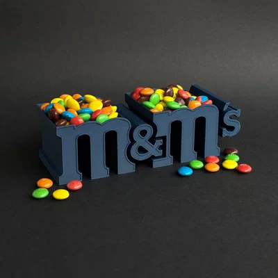 Xô đựng đồ hình logo M&M's
