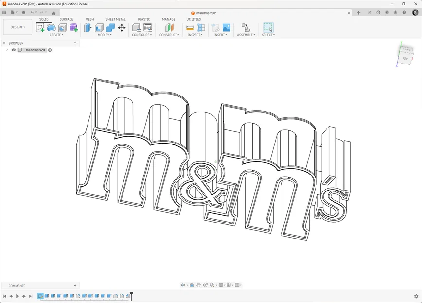 Xô đựng đồ hình logo M&M's - Image 3