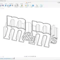 Xô đựng đồ hình logo M&M's - Thumbnail 3