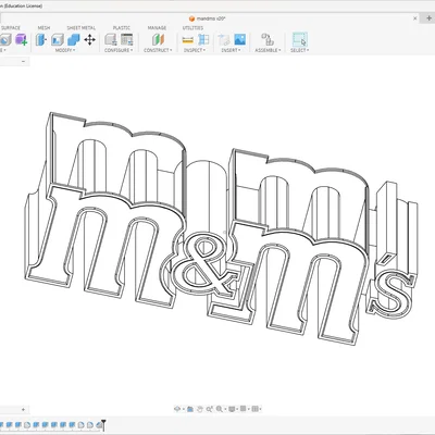 Xô đựng đồ hình logo M&M's