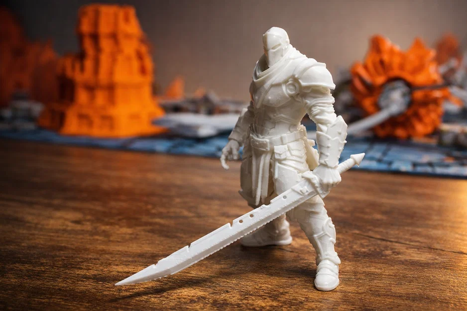 Mô hình tượng chiến binh Cyborg (Cyborg Knight) cho board game - Image 1