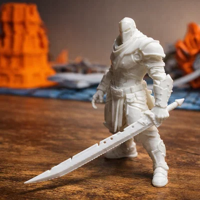 Mô hình tượng chiến binh Cyborg (Cyborg Knight) cho board game