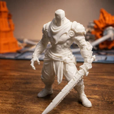 Mô hình tượng chiến binh Cyborg (Cyborg Knight) cho board game