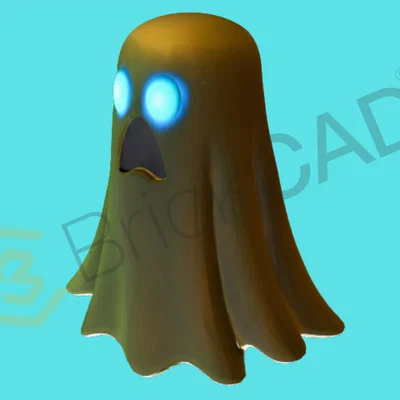 Mô hình Ghost in 3D phong cách ma quái