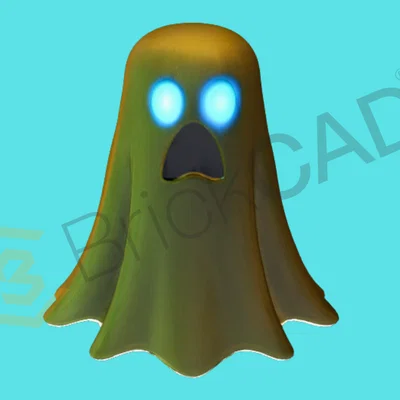 Mô hình Ghost in 3D phong cách ma quái