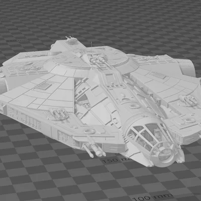 Mô hình phi thuyền Star Wars YT-2000 3D chất lượng cao